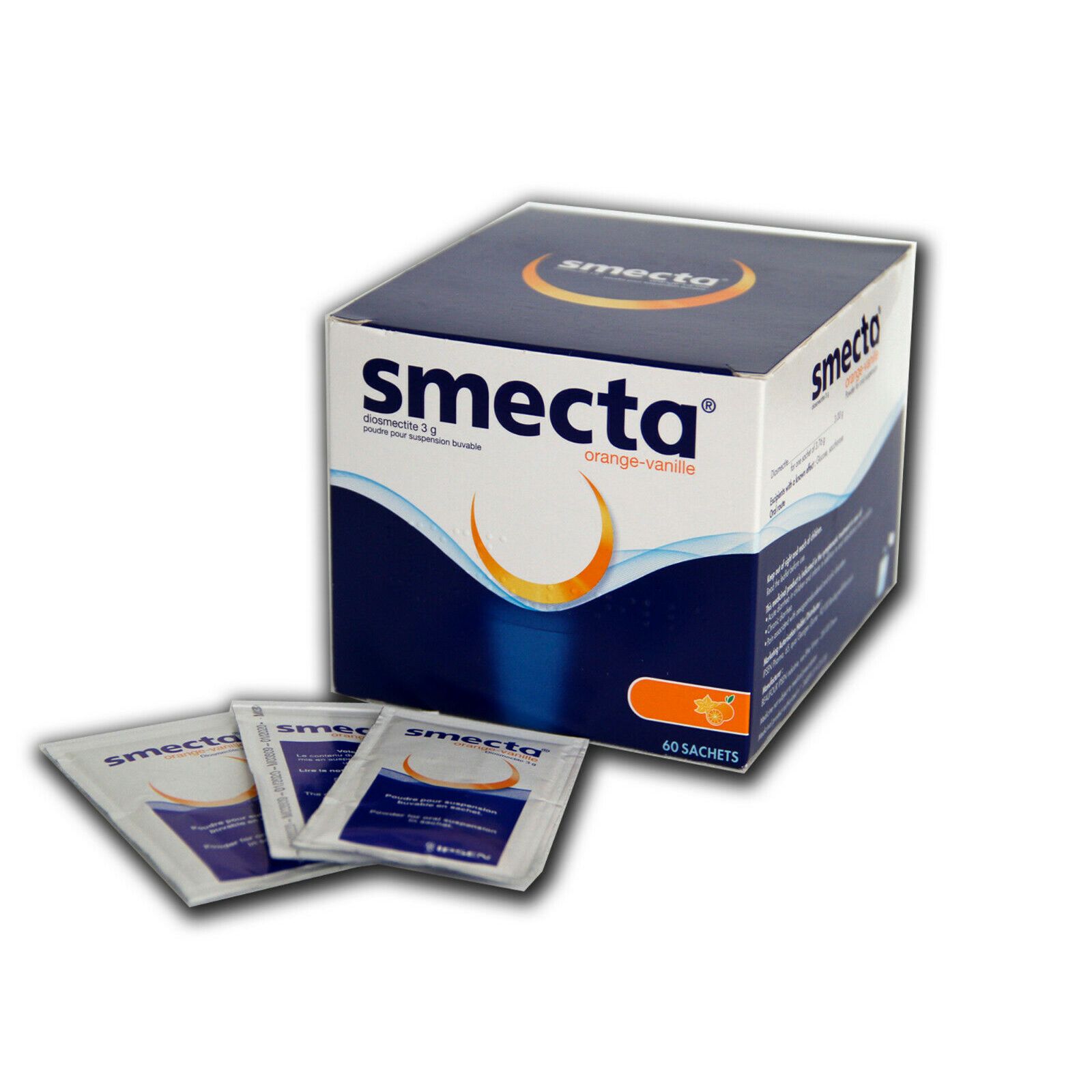 Buy Smecta 60 sachets online in the US pharmacy.